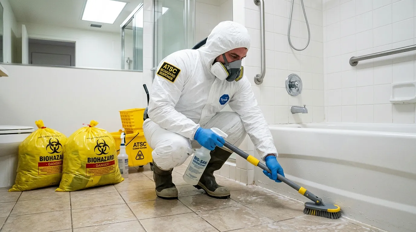 Decontamination equipment deployed for Blood Cleanup in Pelham